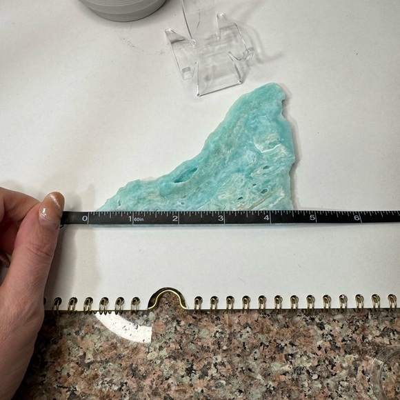 Beautiful Blue Hemimorphite Slice/Slab - Picture 8 of 10